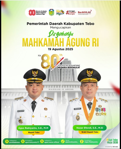 Selamat Hari Jadi ke-80 Mahkamah Agung Republik Indonesia!