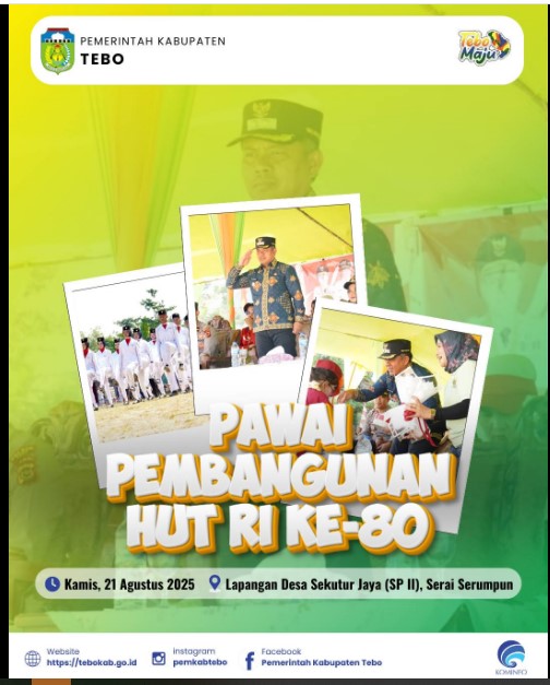 Wabup Tebo Hadiri Pawai dan Karnaval di Serai Serumpun