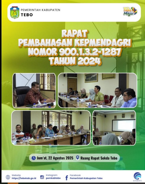 Rapat Pembahasan Kepmendagri Nomor 900.1.3.2-1287 Tahun 2024