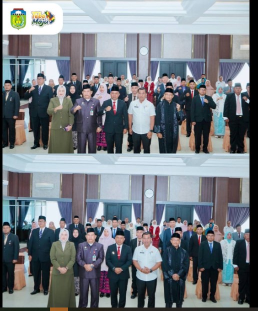 Wakil Bupati Tebo Lantik Pejabat Administrator dan Pengawas di Lingkungan Pemkab Tebo