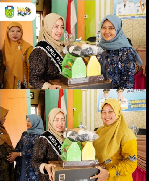 Bupati Tebo Pimpin Pemberian Bantuan Alat Peraga Edukatif Luar Ruangan