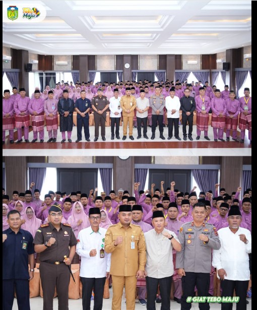 Bupati Tebo Lantik Tim Pengawas, Dewan Hakim, dan Panitera Dewan Hakim MTQ ke-21 Tingkat Kabupaten Tebo