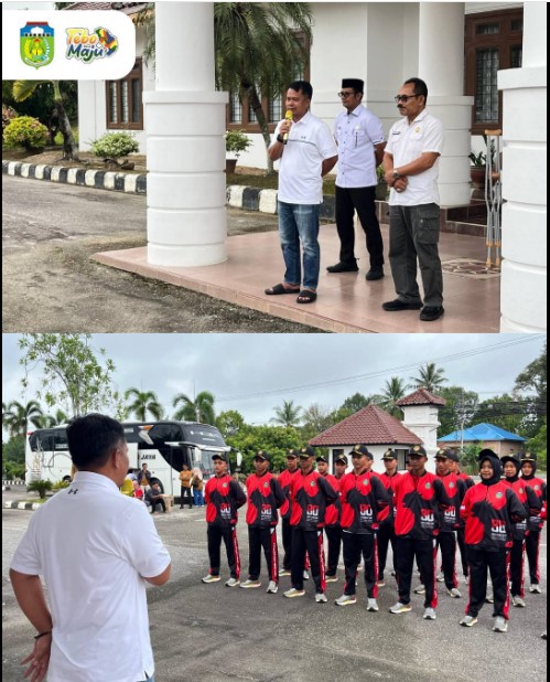 Wakil Bupati Tebo Lepas Keberangkatan Anggota Paskibraka untuk Study Edukasi Tahun 2025