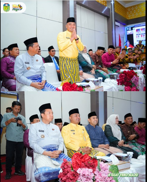 Bupati Tebo Hadiri Rapat Paripurna DPRD Kota Sungai Penuh dalam Rangka HUT ke-17 Kota Sungai Penuh