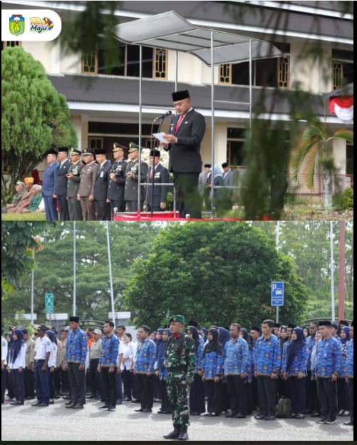 Upacara Peringatan Hari Pahlawan ke-80 di Kabupaten Tebo Berlangsung Khidmat