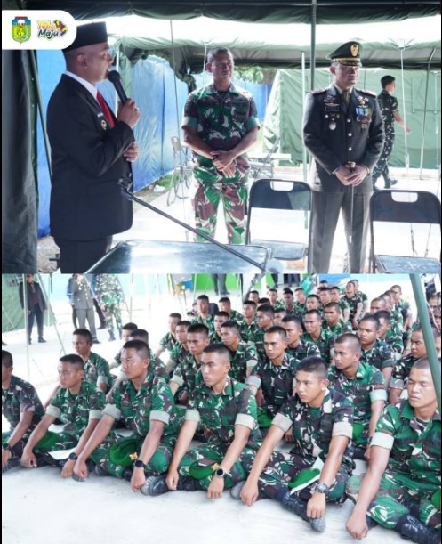 Bupati Tebo Kunjungi Marshaling Area BRIGIF TP 035 Siginjai