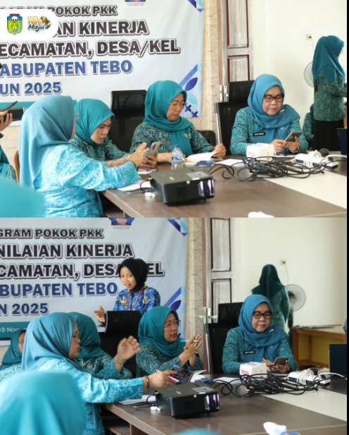 Ketua TP PKK Kabupaten Tebo Pimpin Penilaian Kinerja TP PKK Kecamatan dan Desa/Kelurahan Tahun 2025