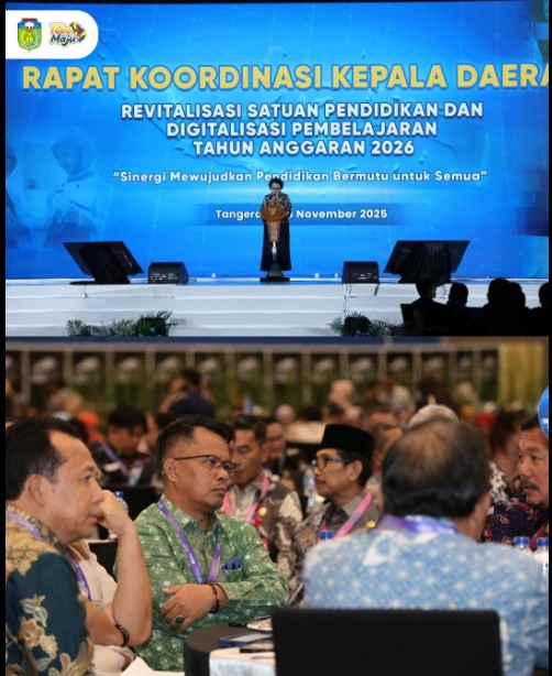 Wakil Bupati Tebo Hadiri Rakor Kepala Daerah “Revitalisasi Satuan Pendidikan TA 2026” di Tangerang