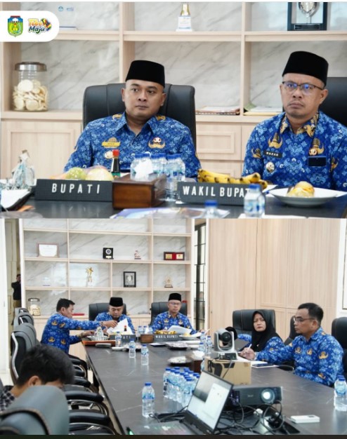 Bupati Tebo Ikuti Virtual Rakor Percepatan Realisasi APBD TA 2025 Bersama Kemendagri