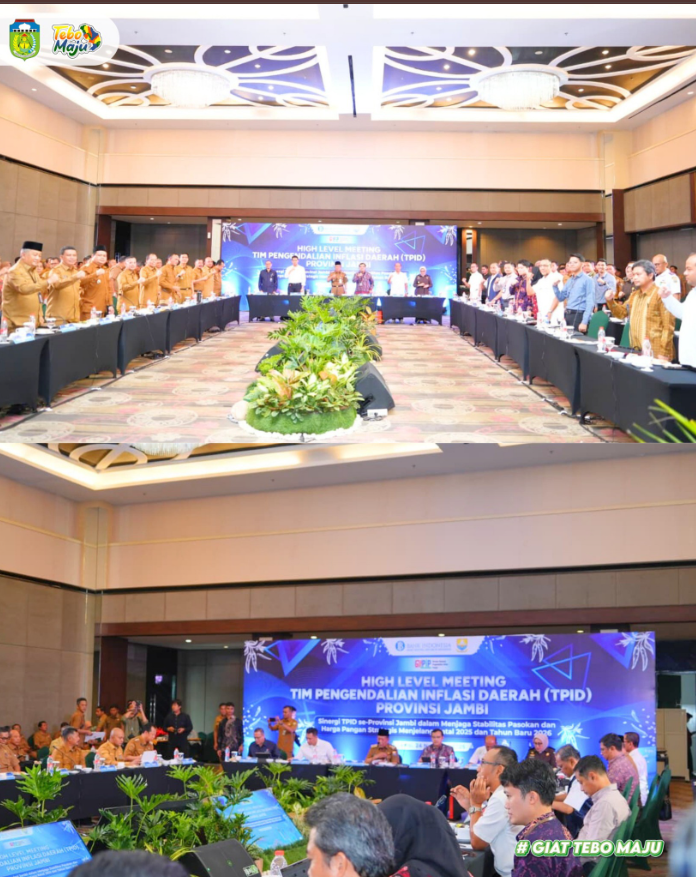 High Level Meeting Tim Pengendalian Inflasi Daerah Provinsi Jambi
