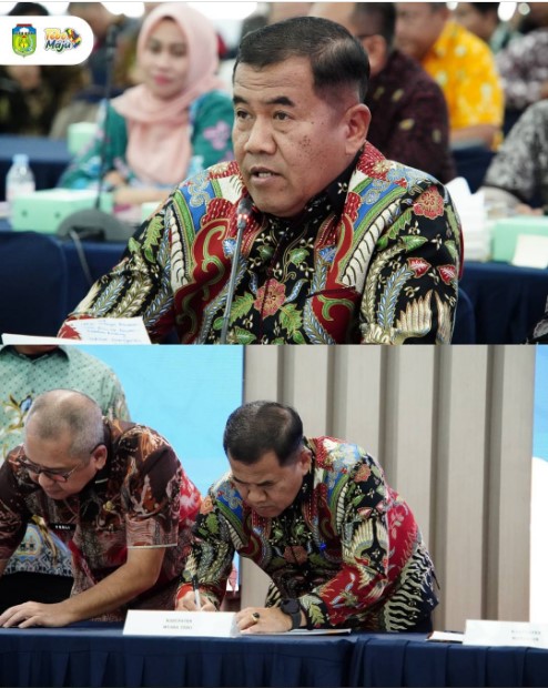 Pj. Sekda Tebo Hadiri Penandatanganan Berita Acara Klarifikasi Penanganan IPPR