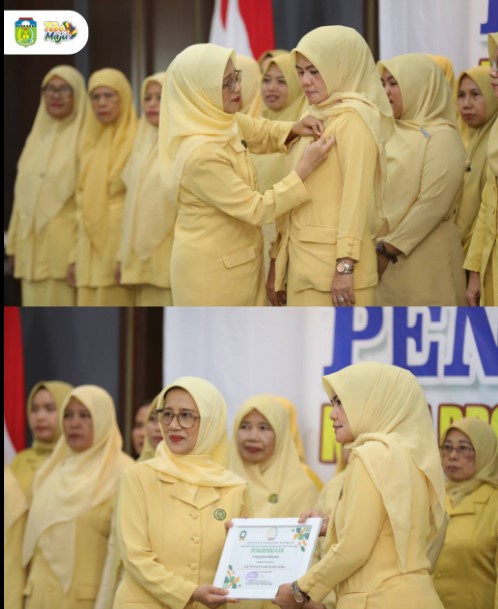 Bunda PAUD Kabupaten Tebo Hadiri Pelantikan PP-PAUD Kabupaten Tebo