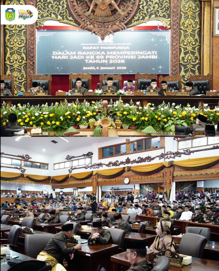 Rapat Paripurna DPRD Provinsi Jambi dalam Rangka HUT Provinsi Jambi