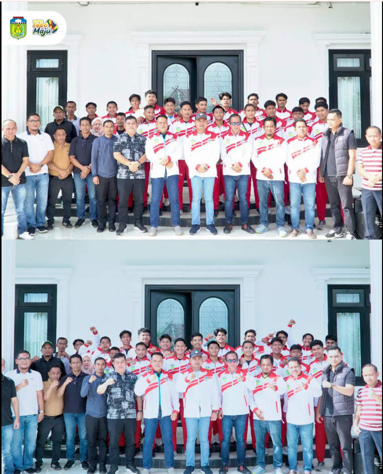 Bupati Tebo Lepas Tim Sepak Bola Kabupaten Tebo ke Ajang Gubernur Cup Tahun 2026