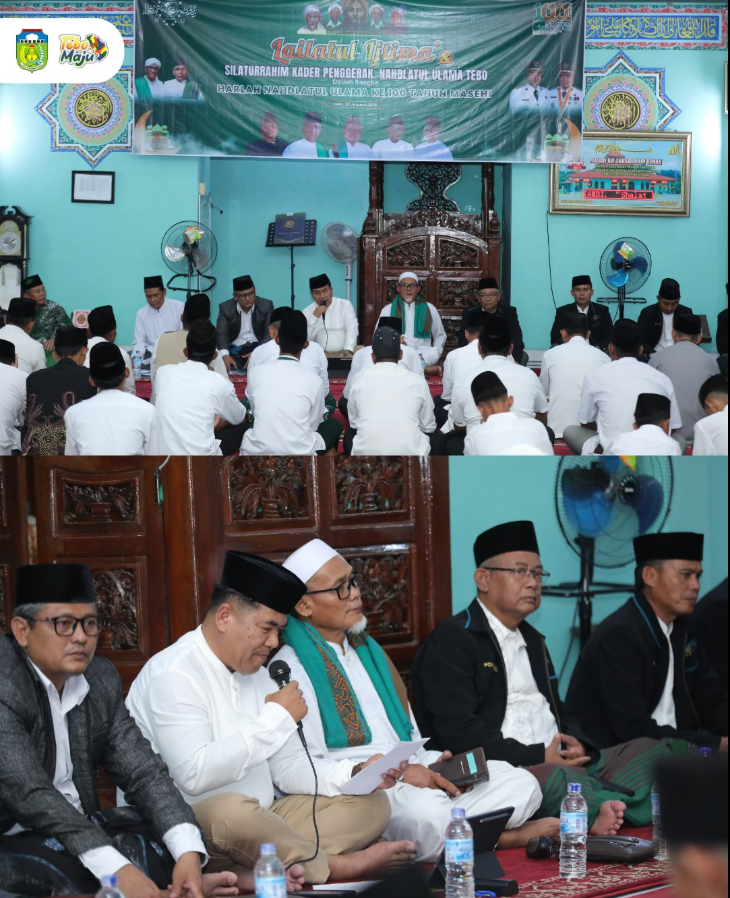 Sekda Tebo Hadiri Lailatul Ijtimak dan Silaturahmi Kader NU dalam Rangka Harlah NU ke-100 Masehi