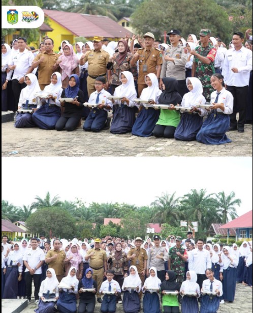 Sekretaris Daerah Kabupaten Tebo, Dr. Sindi, S.H., M.H., melaksanakan Launching Pemberian Makan Bergizi Gratis (MBG) sebagai bagian dari Program Nasional Makan Bergizi Gratis.