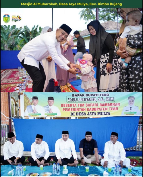 Safari Ramadhan Kabupaten Tebo yang dilaksanakan pada 23 Februari 2026 menjadi momentum penting mempererat silaturahmi sekaligus menghadirkan kepedulian pemerintah di tengah masyarakat.