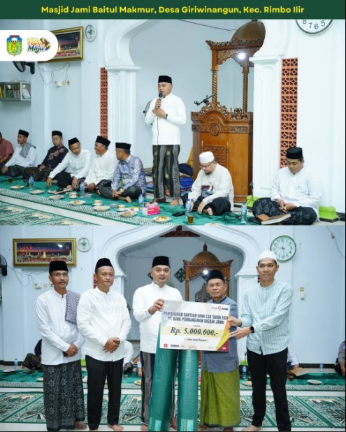 Safari Ramadan Pemerintah Kabupaten Tebo dilaksanakan secara serentak pada Rabu, 25 Februari 2026, dipimpin oleh Bupati Tebo di Kecamatan Rimbo Ilir, Wakil Bupati di Kecamatan Tebo Ulu, Sekretaris Daerah di Kecamatan Tabir, serta Asisten II di Kecamatan VII Koto.