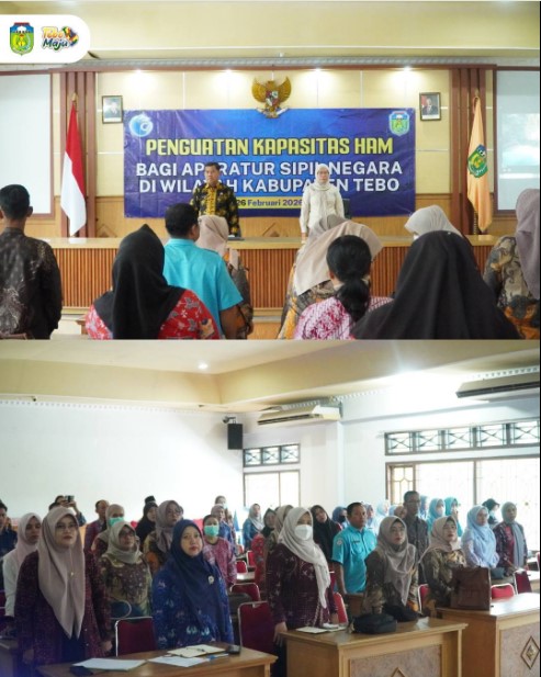 Sekda Tebo Kegiatan Penguatan Kapasitas HAM bagi ASN