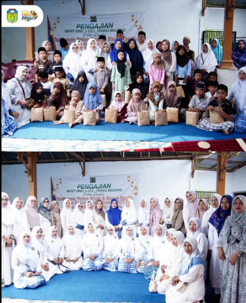 Pengajian dan Pemberian Santunan Yatim Piatu serta Kaum Duafa BKMT Permata