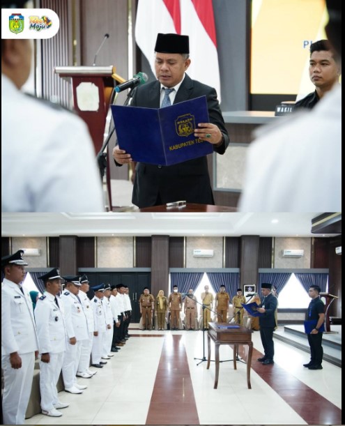 Wakil Bupati Tebo Lantik Perpanjangan Penjabat Kepala Desa