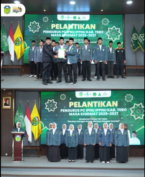 Pelantikan PC IPNU dan IPPNU Kabupaten Tebo Periode Terbaru