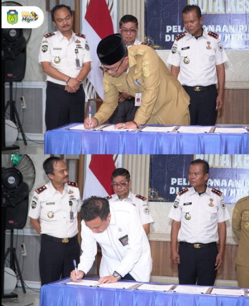 Wakil Bupati Tebo Hadiri Penandatanganan Nota Kesepakatan Pidana Kerja Sosial