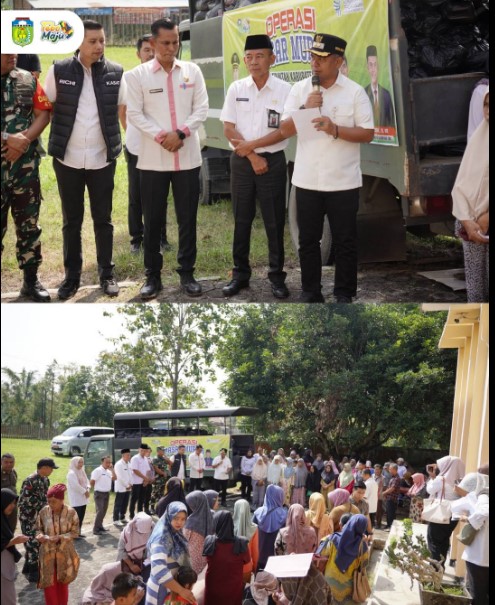 Wakil Bupati Tebo Tinjau Operasi Pasar Murah di Kecamatan Tebo Ulu