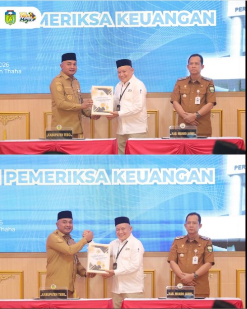 Penyerahan Laporan Keuangan Pemerintah Daerah (LKPD) Kabupaten Tebo