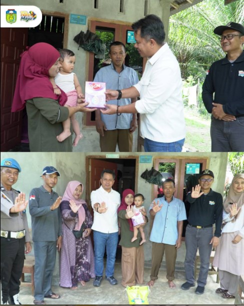 Wabup Tebo Serahkan Bantuan S4 Genting bagi Keluarga Anak Berisiko Stunting