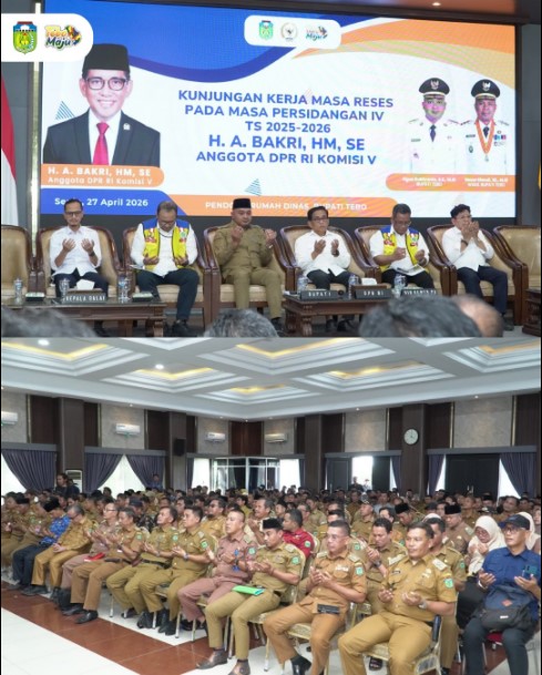 Bupati Tebo Hadiri Reses dan Kunjungan Kerja Anggota DPR RI di Kabupaten Tebo