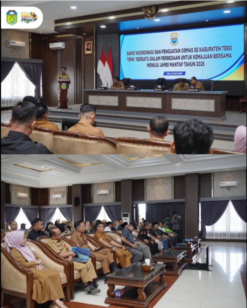 Rakor dan Penguatan Organisasi Kemasyarakatan se-Kabupaten Tebo
