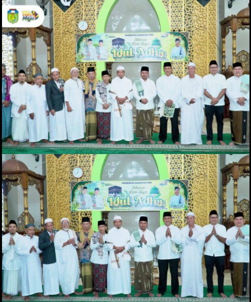 Bupati dan Wakil Bupati Tebo Laksanakan Sholat Iduladha 1447 H Bersama Masyarakat