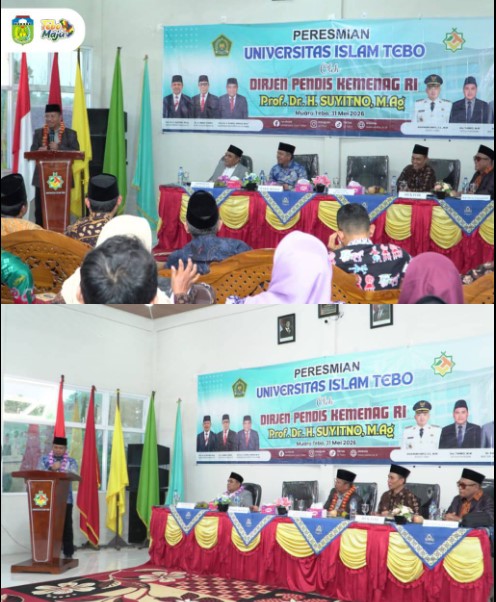 Wabup Tebo Hadiri Peresmian Universitas Islam Tebo