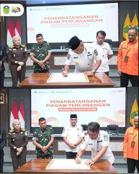 Bupati Tebo Canangkan Pelaksanaan Sensus Ekonomi 2026