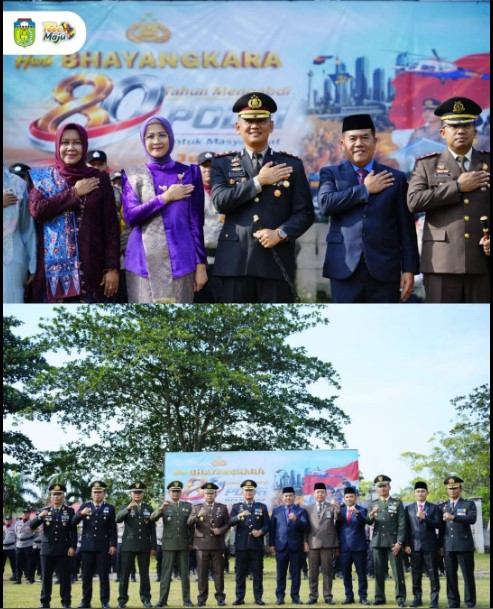 Semangat kebersamaan dan sinergi mewarnai peringatan Hari Ulang Tahun Bhayangkara ke-80 Tahun 2026.
