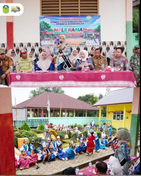Bunda PAUD Kabupaten Tebo Tinjau MPLS di TK Negeri Dusun Tuo dan SDN 05 Balai Rajo