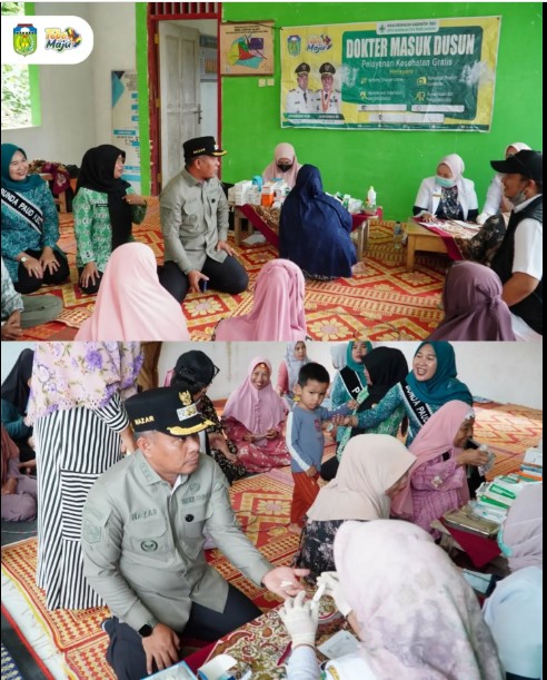 Wabup dan Ketua TP PKK Tebo Tinjau Pelaksanaan Dokter Masuk Dusun