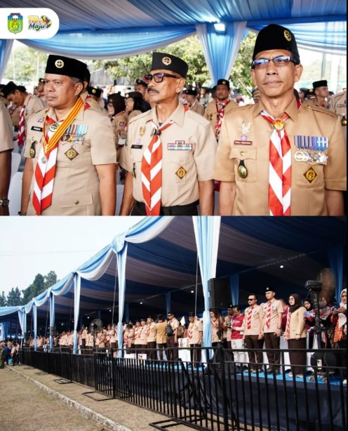 Wabup Tebo Hadiri Upacara Hari Pramuka ke-65 dan Pembukaan Jamnas XII 2026