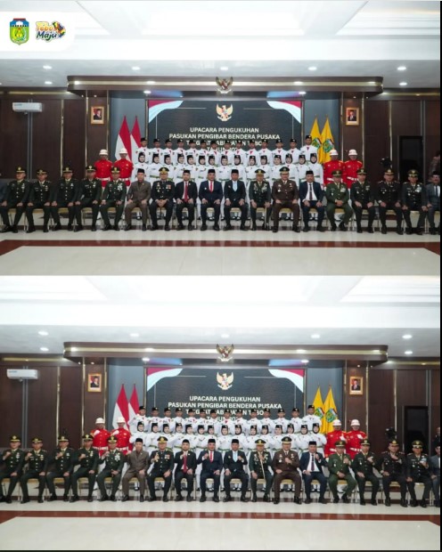 Bupati Tebo Kukuhkan Paskibraka Kabupaten Tebo Tahun 2026