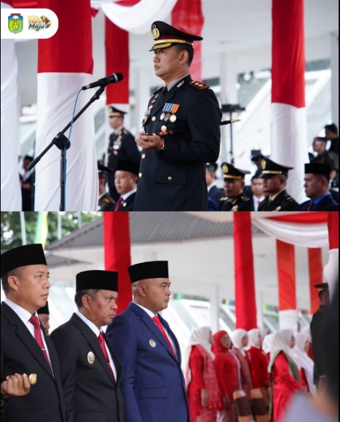 Upacara Penurunan Bendera Merah Putih dalam Rangka HUT ke-81 Kemerdekaan RI Telah Dilaksanakan