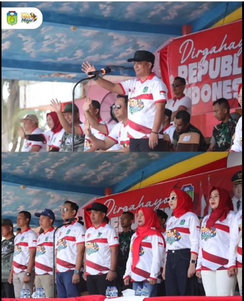 Wabup Tebo Hadiri Pawai Budaya HUT ke-81 Kemerdekaan RI