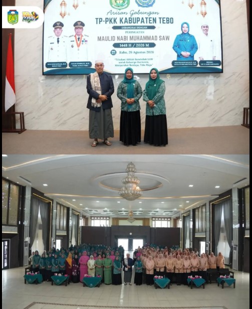 Arisan Gabungan dan Peringatan Maulid Nabi Muhammad SAW Perkuat Silaturahmi di Lingkungan Pemkab Tebo