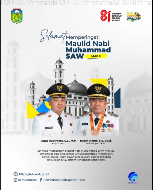 Selamat Memperingati Maulid Nabi Muhammad saw 1448 H