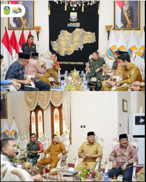 Bupati Tebo Ikuti Rapat Koordinasi Penanganan Karhutla Bersama Gubernur Jambi