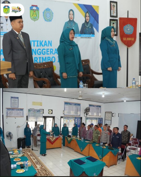 Ketua TP PKK Tebo Lantik Ketua TP PKK Kecamatan Rimbo Ilir