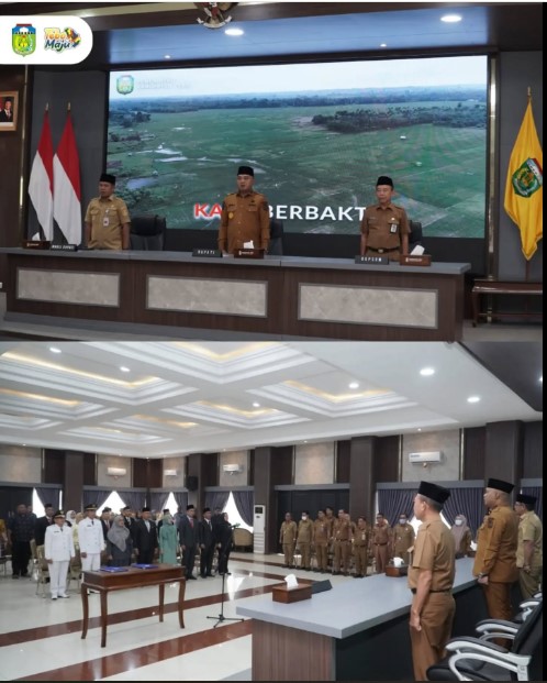 Bupati Tebo Lantik Pejabat Administrator, Pengawas dan Fungsional