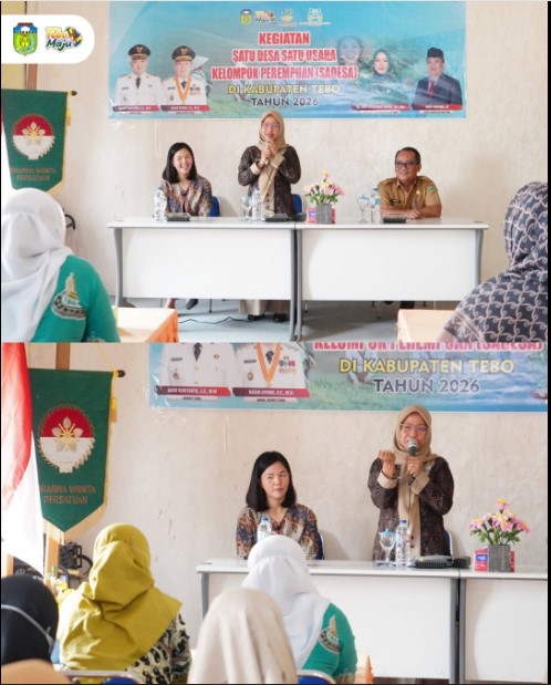 Ketua TP PKK Tebo Dorong Penguatan Kelompok Usaha Perempuan di Desa