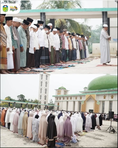 Sholat Sunnah Istisqo dan Doa Bersama di Masjid Agung Al-Ittihad