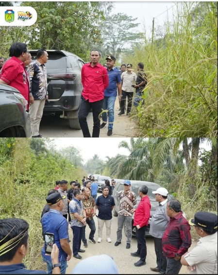 Bupati Tebo Dampingi Kunjungan Kerja Anggota Komisi V DPR RI Tinjau  Infrastruktur Jalan